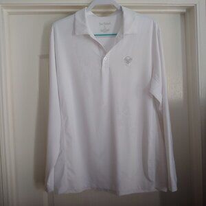 San Soleil x Vintage Club Cali Large Mens Pullover Summer Comfort Golf White